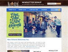 Tablet Screenshot of neworleansonline.com